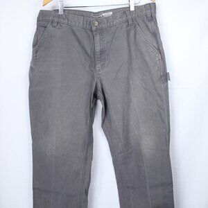 Carhartt Mens Rugged Flex Relaxed Fit Duck Utility Work Pant Gray 40x30 BN3279-M